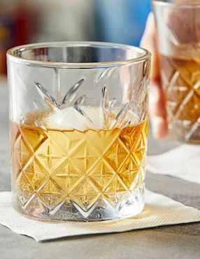 Set vaso old fashion Stovmex Venezia de vidrio con 6 piezas