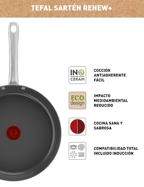 Sartén T-Fal Renew de cerámica
