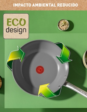 Sartén Wok T-Fal Renew de cerámica