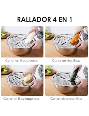 Set ensaladera Aquila de acero inoxidable