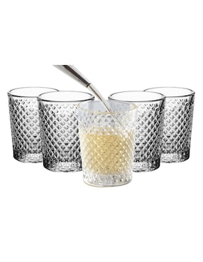 Set vaso Doble Pack Stovmex Carat de vidrio con 6 piezas