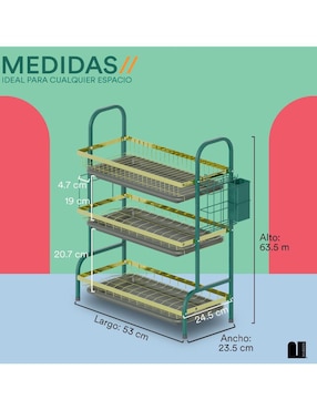 Escurridor de trastes Mubson de acero inoxidable
