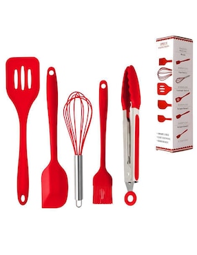 Set Utensilios Ecomlab De Silicón