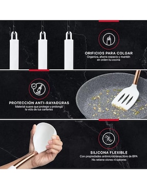 Set utensilios Genérica de silicón