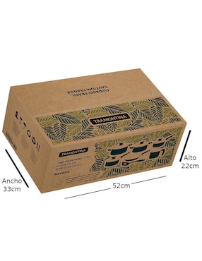 Batería de cocina Tramontina de aluminio antiadherente sin PFOA 7 piezas