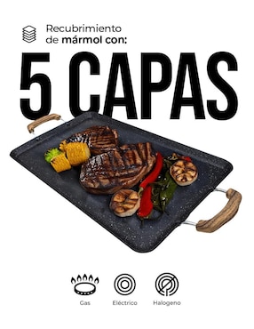 Comal Queen Sense Love Cook aluminio anodizado
