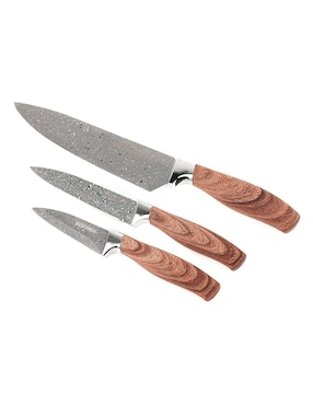 Batería de cocina Vasconia Prime de acero vitrificado antiadherente convencional 10 piezas