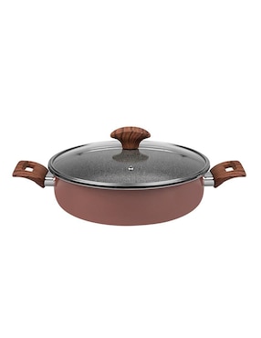 Batería de cocina Vasconia Prime de acero vitrificado antiadherente convencional 10 piezas