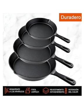 Set de sartenes Wünd de hierro 4 piezas