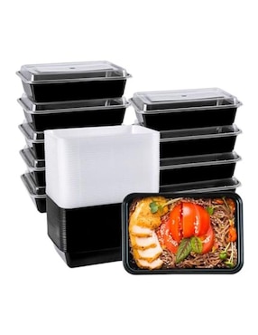 Set contenedores Bluelander de plástico 20 piezas