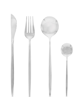 Set cubiertos Idea Nuova de acero inoxidable 24 piezas