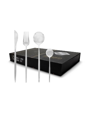 Set cubiertos Idea Nuova de acero inoxidable 24 piezas