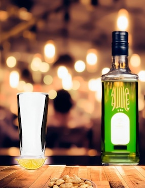 Set de tequileros Vencort de vidrio con 6 piezas