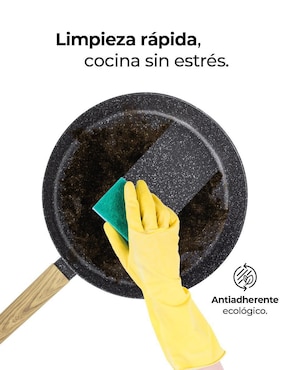 Set de sartenes Queen Sense Love Cook de mármol 3 piezas
