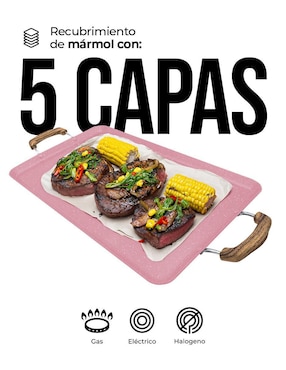 Comal Queen Sense Love Cook aluminio anodizado