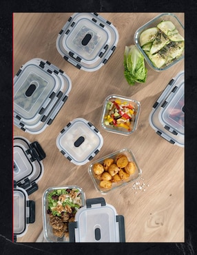 Set contenedores Cookify de vidrio 24 piezas