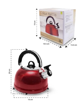 Tetera hervidora Idea Nuova de acero inoxidable