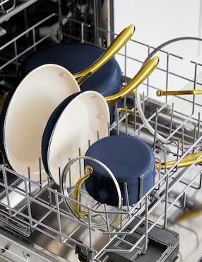 Batería de cocina Greenpan 252015 de aluminio anodizado antiadherente cerámica 12 piezas