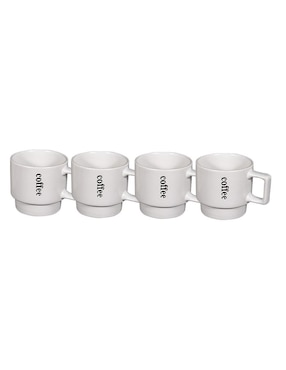 Set de tazas americanas Chefmaker 4 piezas