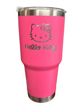 Termo Fartmex De Acero Inoxidable Hello Kitty Edition Con Tapa Rosca 887 Ml