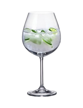Set de copas para gin Bohemia Colibrí de vidrio