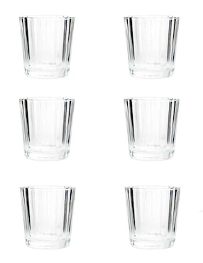 Set Vaso Tequilero Vencort De Vidrio De 6 Piezas