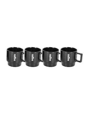 Set de tazas americana Chefmaker 4 piezas