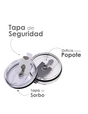 Termo Ilios Innova de acero inoxidable con tapa a presión 887 ml