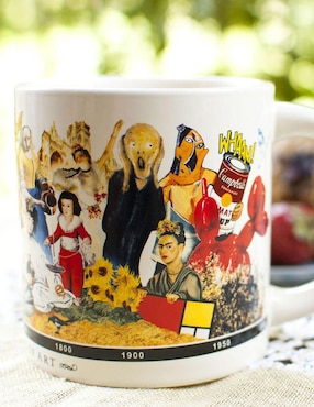 Taza de colección Unemployed Philosophers Guild artístico