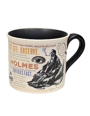 Taza De Colección Unemployed Philosophers Guild Sherlock Holmes Artístico