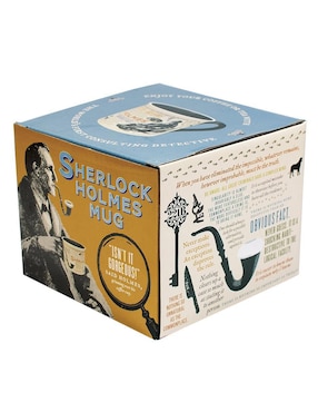 Taza de colección Unemployed Philosophers Guild Sherlock Holmes artístico