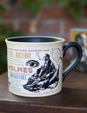 Taza de colección Unemployed Philosophers Guild Sherlock Holmes artístico