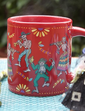 Taza de colección Unemployed Philosophers Guild calaveras artístico