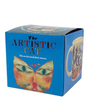 Taza de colección Unemployed Philosophers Guild Gato Cheshire artística