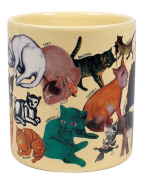 Taza de colección Unemployed Philosophers Guild Gato Cheshire artística