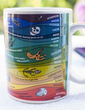 Taza de colección Unemployed Philosophers Guild Time Machine artística