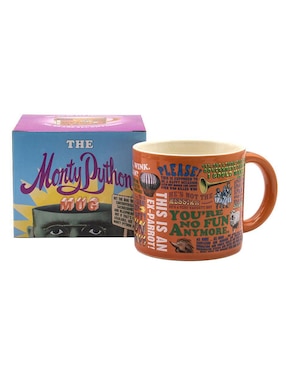 Taza de colección Unemployed Philosophers Guild Monty artística