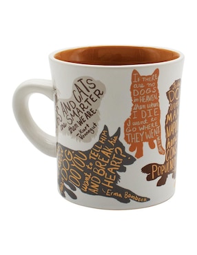 Taza De Colección Unemployed Philosophers Guild Perro De Pávlov Artístico