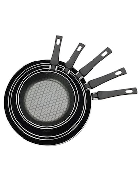 Set de sartenes Cinsa de aluminio 5 piezas