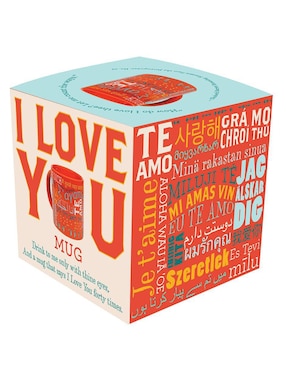 Taza de colección Unemployed Philosophers Guild amor