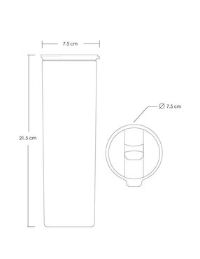 Termo Ilios Innova de acero inoxidable con tapa a presión 591 ml