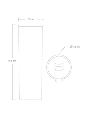 Termo Ilios Innova de acero inoxidable con tapa a presión 591 ml
