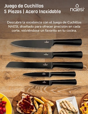 Set de cuchillos para chef Naesi 6 piezas