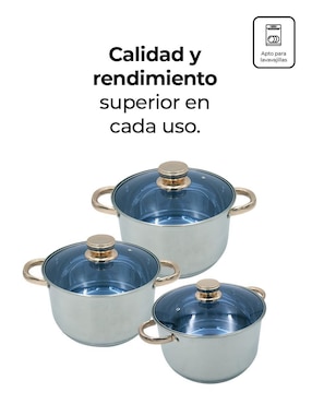 Set de cacerola Convencional Queen Sense