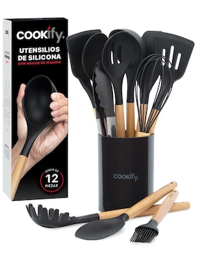 Set Utensilios Cookify De Madera