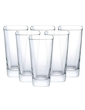 Set De Vasos Highball Borgonovo Palladio De Vidrio Con 6 Piezas