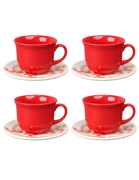 Set de tazas terno Vencort 8 piezas