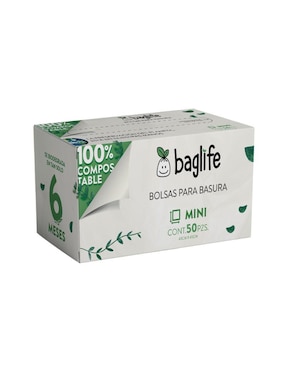 Bolsas Para Basura Baglife Con 50 Piezas