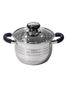 Batería de cocina Meraki Home Atenea de acero inoxidable 12 piezas