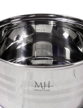 Batería de cocina Meraki Home Atenea de acero inoxidable 12 piezas